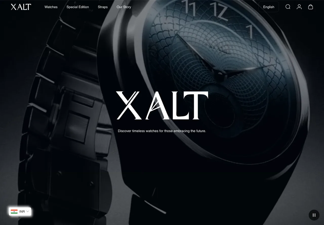 Xalt Watches - public project screenshot